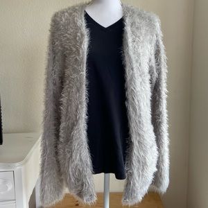 ZARA Fur Cardigan